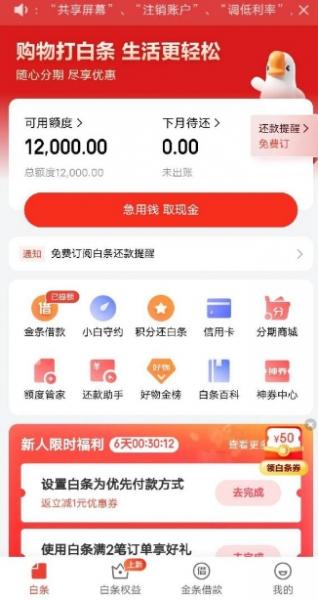 解答疑惑：白条临时额度取现，简单又方便  白条提现 京东白条 第2张