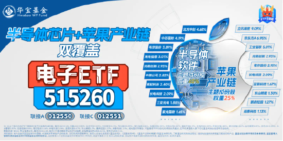 超百亿主力资金狂涌！东山精密、领益智造涨停封板，电子ETF（515260）场内价格盘中猛拉4.3% 第4张